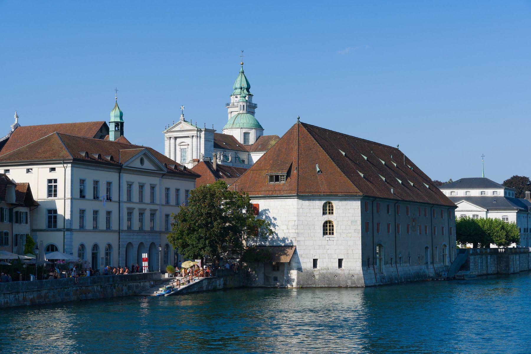 Die Altstadt von Solothurn an der Aare